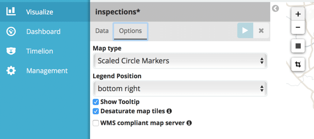 Connecting to a WMS Map from Kibana